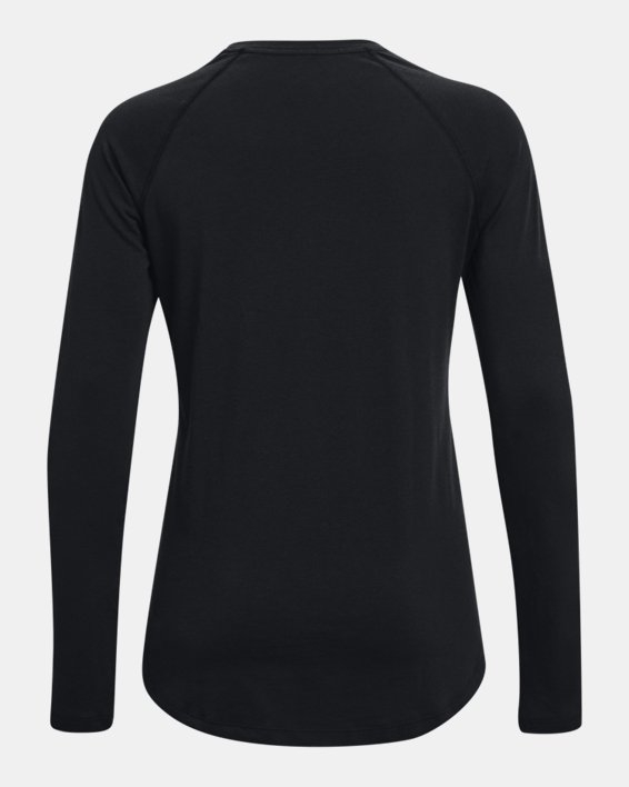 Women's UA Branded Long Sleeve, Black, pdpMainDesktop image number 5